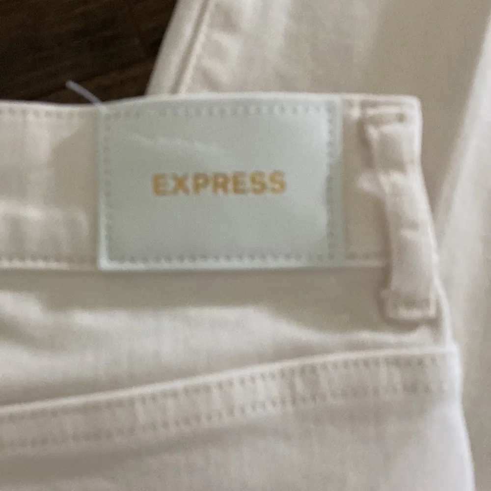 Express skinny high rise off white jeans size 12 - Picture 5 of 5